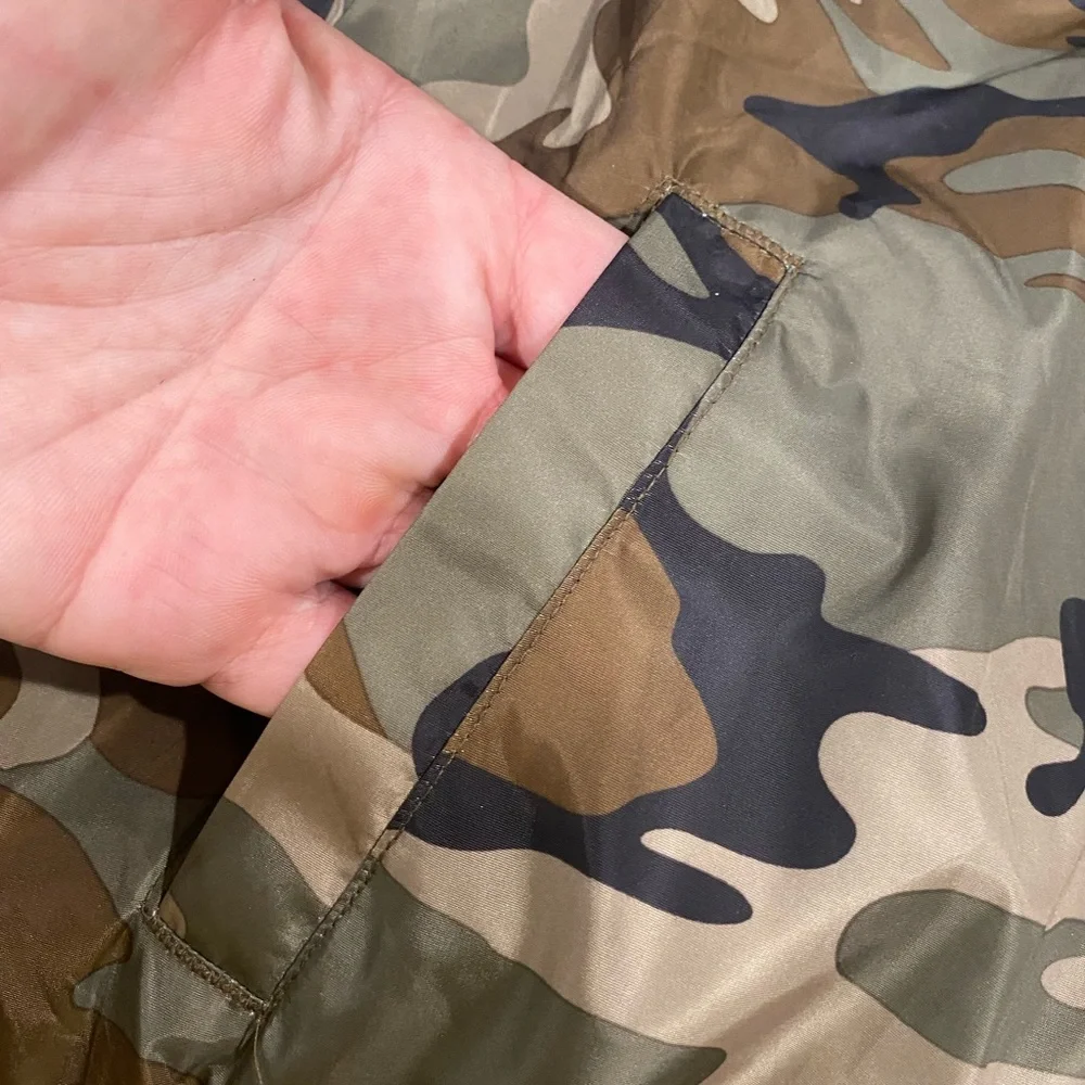 NWOT camo WEST COAST VIBES bomber jacket! 😎 - Picture 13 of 14